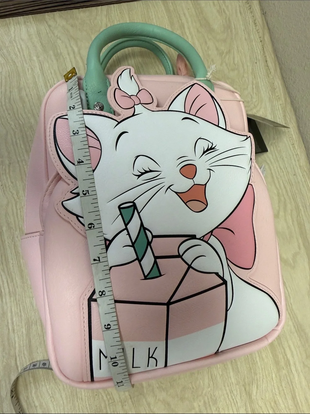 LOUNGEFLY DISNEY THE ARISTOCATS MARIE MILK CARTON BACKPACK